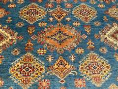 STUNNING FINE SUPER KAZAK RUG 8.7x12.2