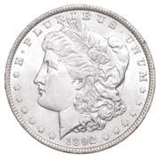 1892 Morgan Silver Dollar
