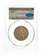 XF45 1849 $10 Liberty Head Gold Eagle - CAC - PCGS