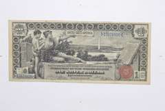 1896 $1 Educational Silver Certificate Note - Horse Blanket