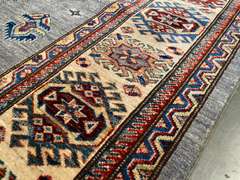 STUNNING FINE SUPER KAZAK RUG 8x10