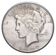 1927 Peace Silver Dollar