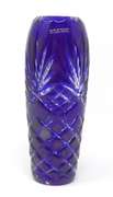 Blue Crystal Vase