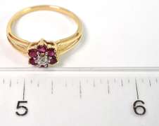 Lively 0.24CTW Ruby Ring in 14KT Yellow Gold