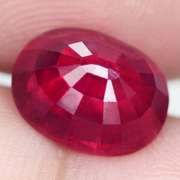 Rich blood red 3.83ct Ruby from Madagascar