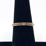 Wonderful 10kt Yellow Gold Diamond Band Ring