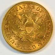 BU 1897 US $5 Liberty Gold Piece. Full strike