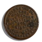 1863 D E Stearns Berea Ohio Civil War Store Card