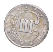 1851 Silver Three Cent Piece