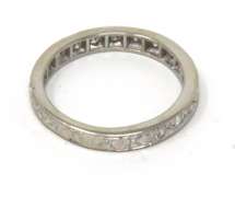 Dazzling White Gold Diamond Band