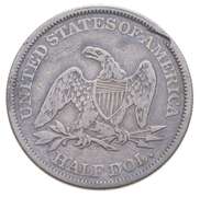 1864 Seated Liberty Half Dollar