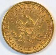 Very Choice BU 1907 US $5 Liberty Gold Piece