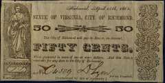 State Of Va, City Of Richmond. 50 Cent. Circulated. #TR06-10