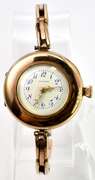 Vintage Waltham Porcelain-Dial Watch with Stretch Band