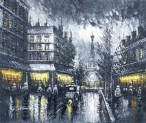 BEAUTIFUL  HAND PAINTED OIL PAINTING ON CANVAS