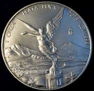 2013 Mexican Libertad, 1oz .999 Silver.