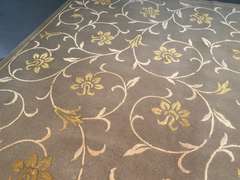 SILK & WOOL RUG 5.6x8.6