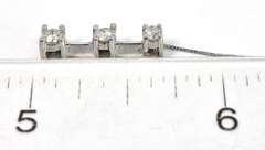 Lovely 0.24CTW Diamond Necklace in 14KT White Gold