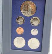 1986 US 6 Coin Constitution Prestige Set Box