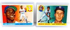 2 Topps 1955 Baseball Cards