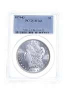 MS63 1879-O Morgan Silver Dollar - Graded PCGS