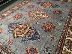 STUNNING FINE SUPER KAZAK RUG 8x10