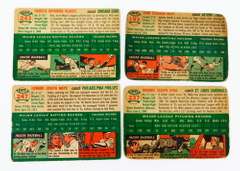 4 Topps 1954 Coaches Baseball Cards