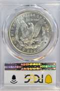 Near Gem BU 1887 Morgan Silver Dollar. PCGS  MS64