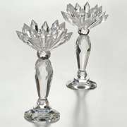 Crystal Candleholder Pair