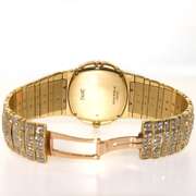 Very Rare and Collectable18kt Yellow Gold Diamond and Ruby Piaget Tanagra Watch