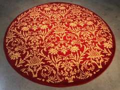 Decorative Casual Design 6 Ft  Round Area Rug