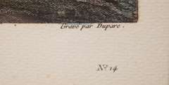 French Lithograph Decorative Art with Luxury Frame