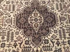 VINTAGE PERSIAN TABRIZ RUG 4.5x6.2