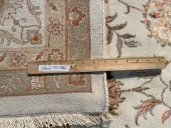 EXQUISITE SILK &WOOL MAHAL DESIGN RUG 9x12