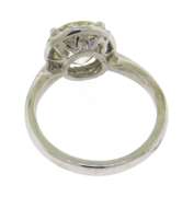 Captivating White Gold 3cts Diamond Halo Engagement Ring