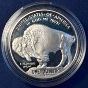 2001 American Buffalo Silver Commemorative Coin. Proof.