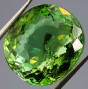 Huge! 16.51ct open color grass green Tourmaline