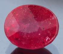 Sumptuous 4.95ct top blood red Ruby