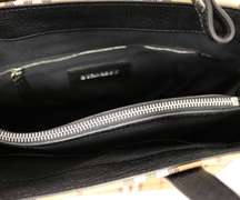 Burberry Banner Check Handle Bag