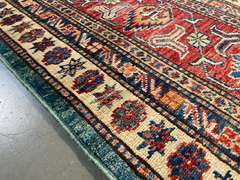STUNNING FINE SUPER KAZAK RUG 8.9x12