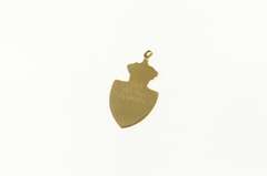 14K Yellow Gold Denmark Enamel Victorian Coat of Arms Charm/Pendant