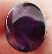 Beautiful 9.11ct untreated Amethyst cabochon