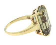 Beautiful Yellow Gold Citrine Ring