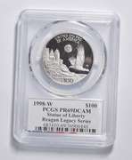 PR69 DCAM 1998-W $100 Statue Of Liberty 1 Oz .999 Fine Platinum - PCGS