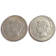 1927 S &1928 S Peace Dollars