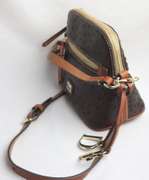 Dooney & Burke Ostrich Domed Crossbody