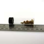 Pure Gold Nuggets in Vial