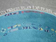 Handmade Round Chinese 7.5x7.5