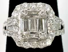 2ct Diamond Ring in White Gold