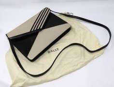 Bally Asymmetrical Envelope Two way Leather Crossbody